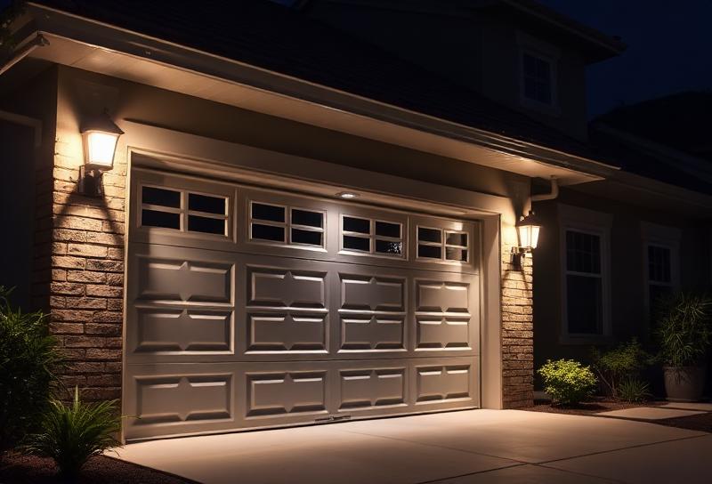 Security Lighting: Protecting Your Family - garage door article
